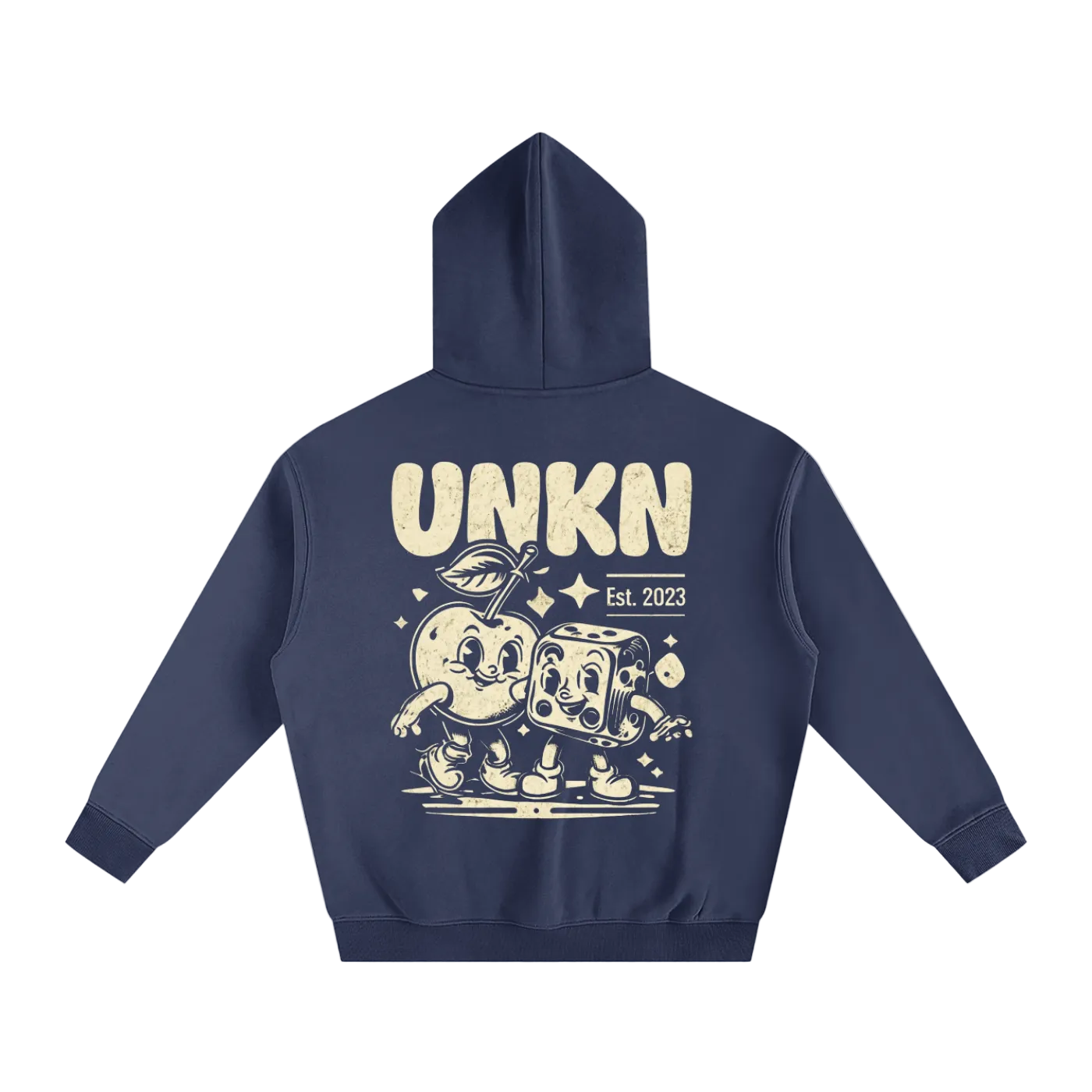 Cherry Dice Fleeced Hoodie