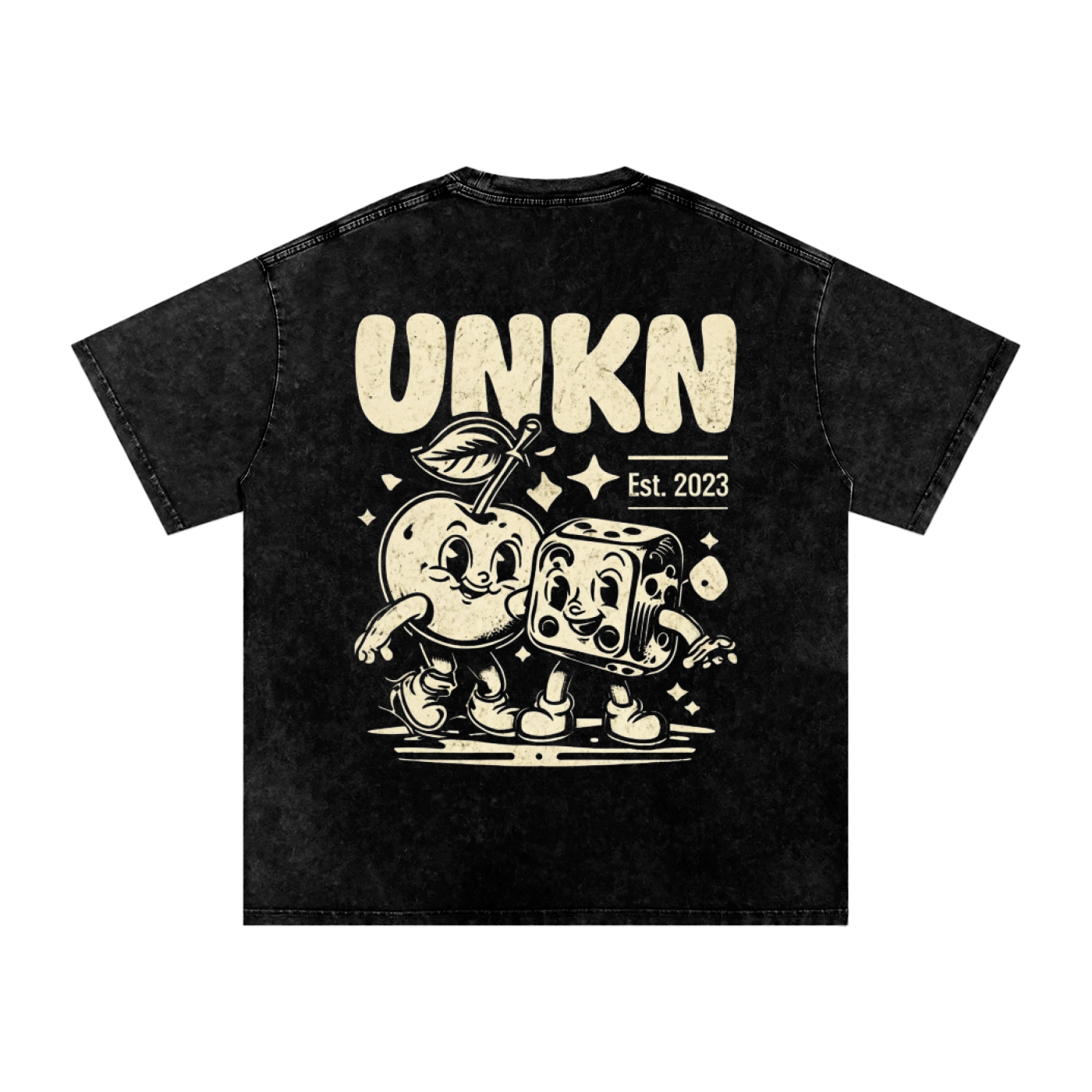 Cherry Dice Wash T-Shirt