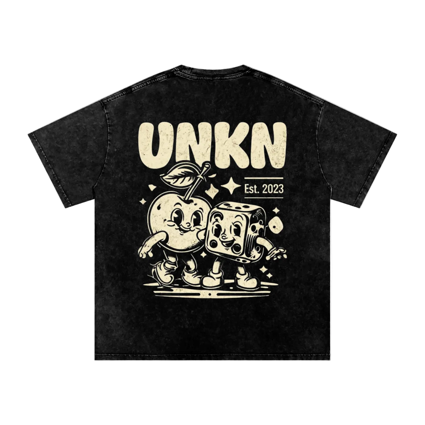 Cherry Dice Wash T-Shirt