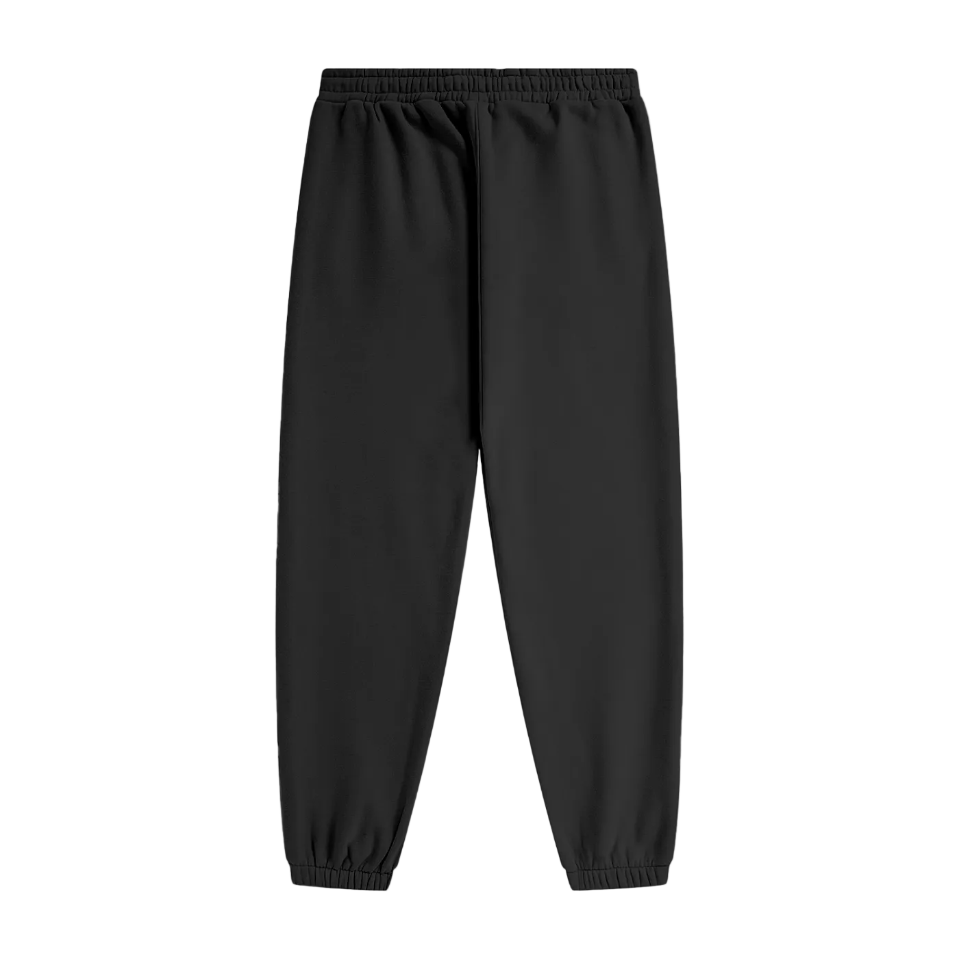 Retro Script Fleece Joggers WHT