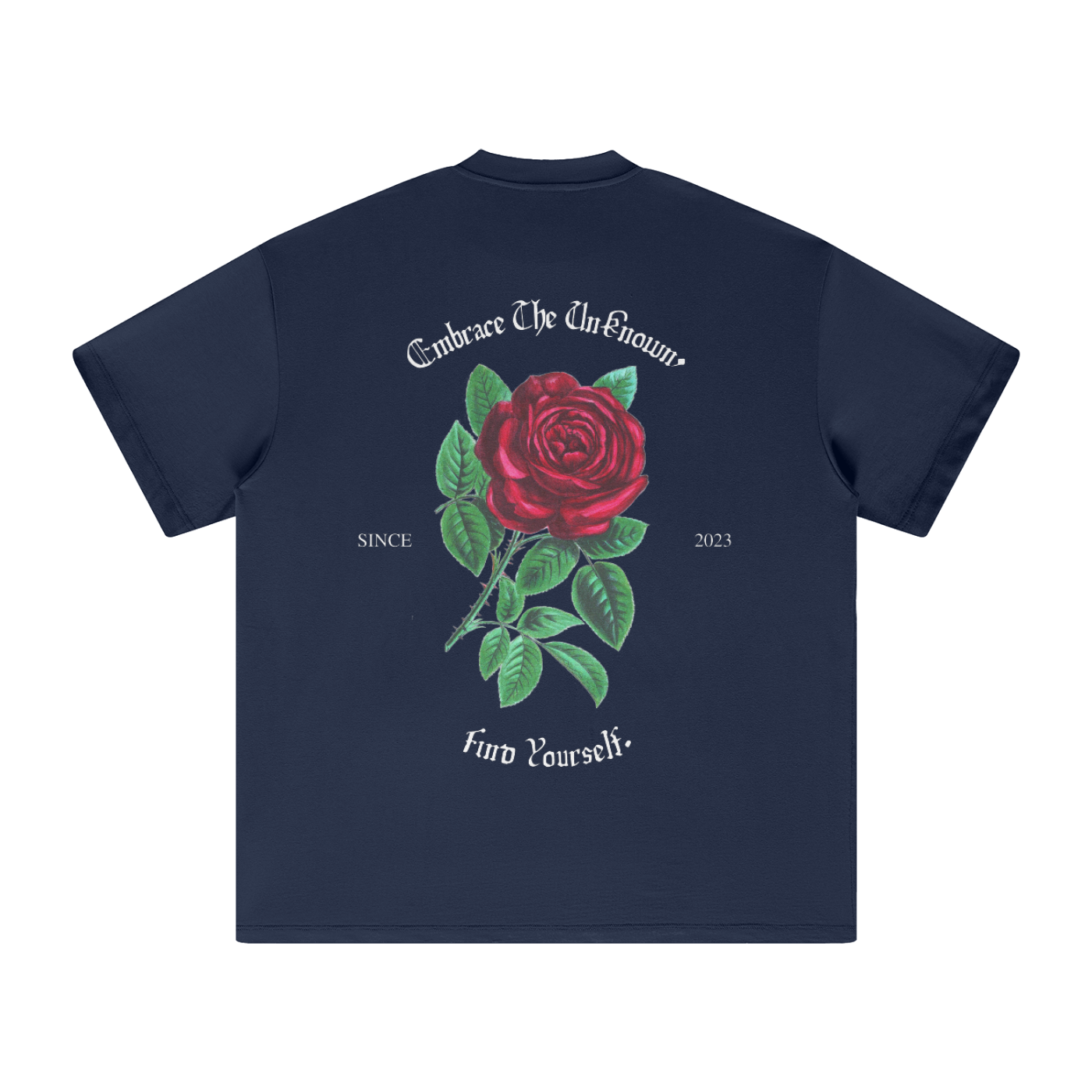 Vintage Red Roses Earth T-Shirt WHT