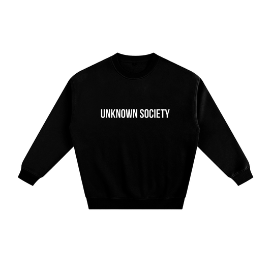 Retro Roses Fleeced Sweatshirt WHT