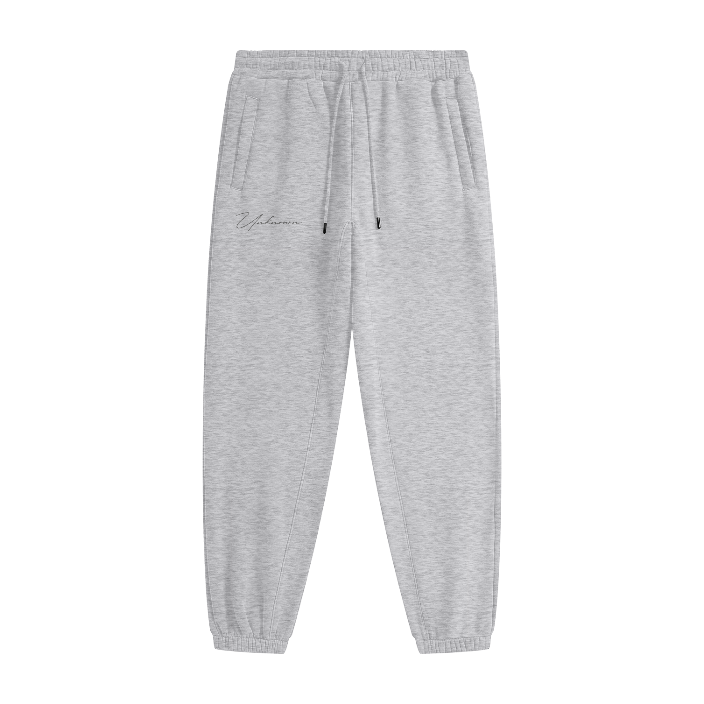 Retro Script Fleece Joggers BLK